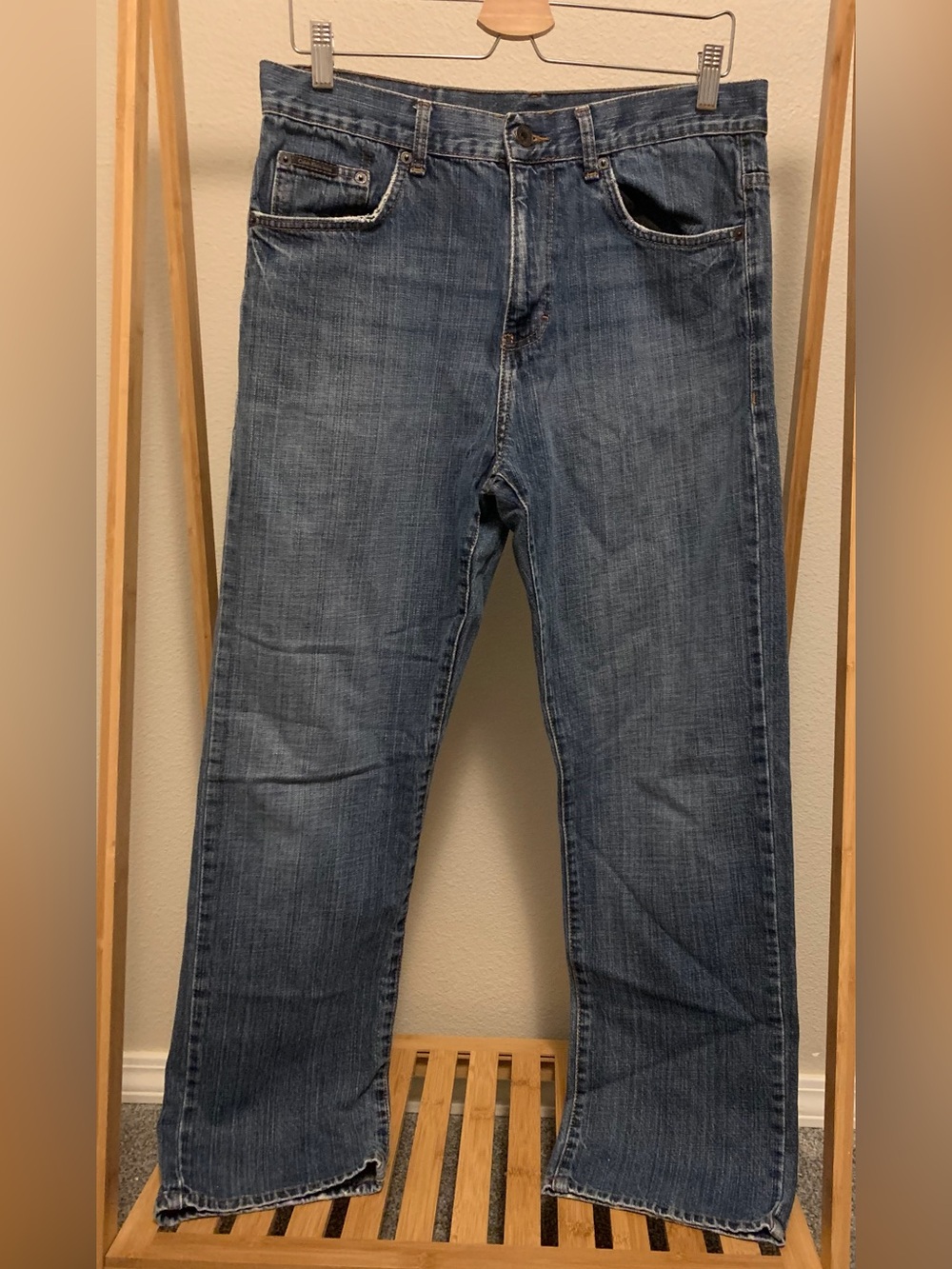 Men’s Calvin Klein Relaxed Straight Denim Jeans 32 in Good Condition CKJeans